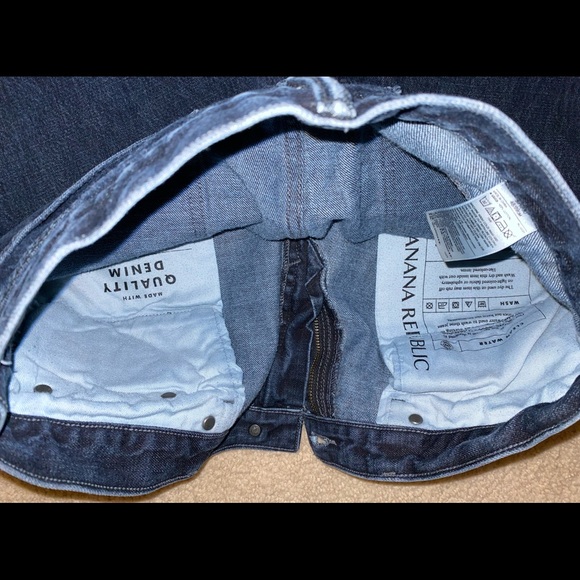 Banana Republic blue Straight jeans 33W 30L - Picture 7 of 7